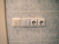 расположение розеток и выключателя в ванной